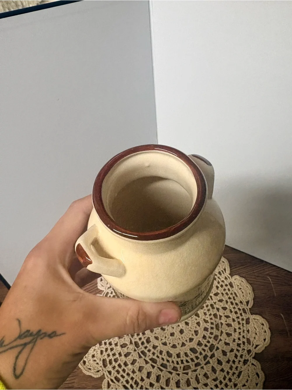 Vintage ceramic “milk